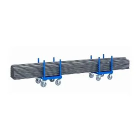 Base rodante para transporte de cargas largas. Logística