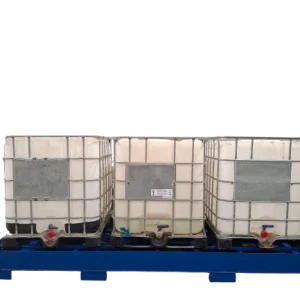 Cubeta colectora de 3.000 litros con tramex. fabricaciones metálicas