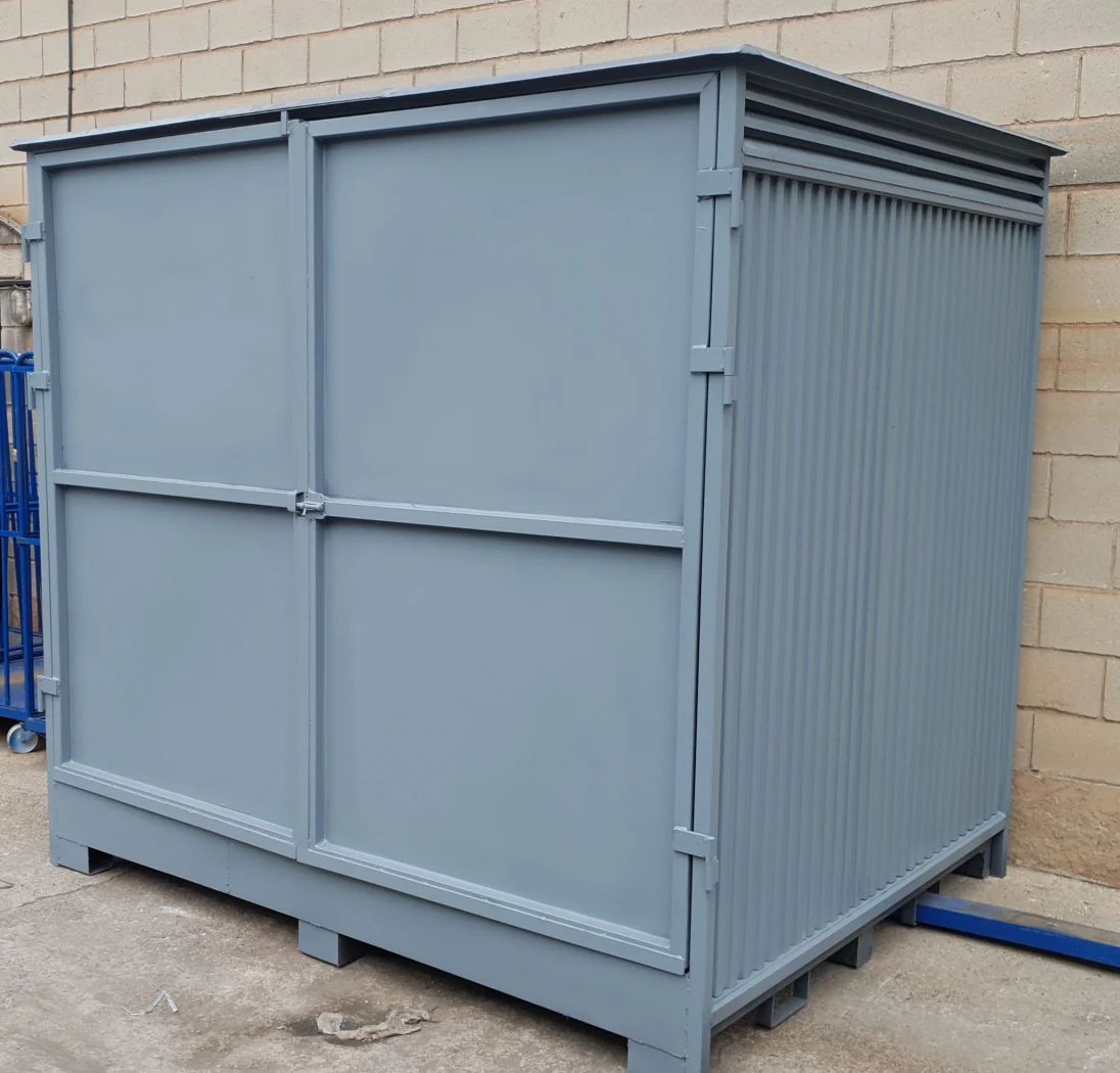 Caseta para 2 IBC de 1.000 litros