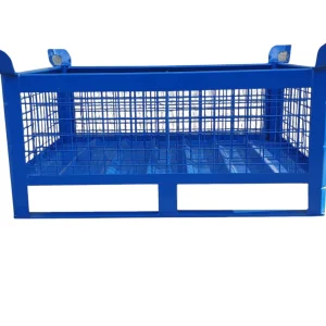 Cestón metálico de malla. Fabricaciones metálicas