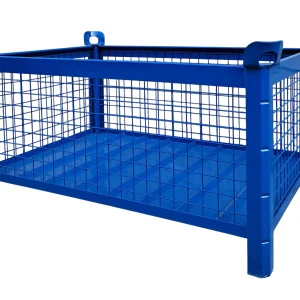Cestón metálico de malla. Fabricaciones metálicas