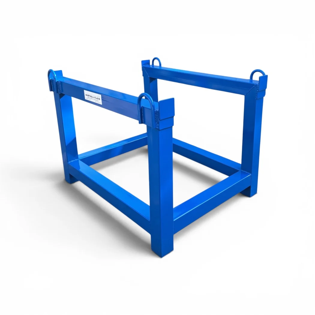 soporte metálico para puntales de construcción fabricado por Carros PF