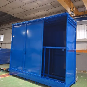 caseta 3+3 IBC de 1000L, fabricaciones metálicas