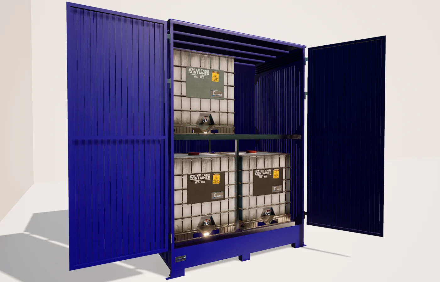 Caseta 2+2 IBC de 1.000 litros