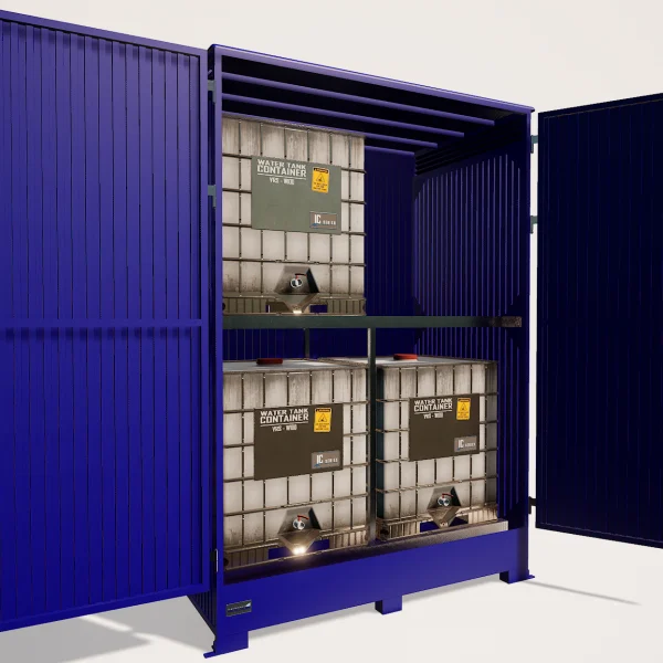 Caseta 2+2 IBC de 1.000 litros