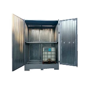 Caseta 2 + 2 para 4 IBC de 1.000 litros, fabricada por Carros PF
