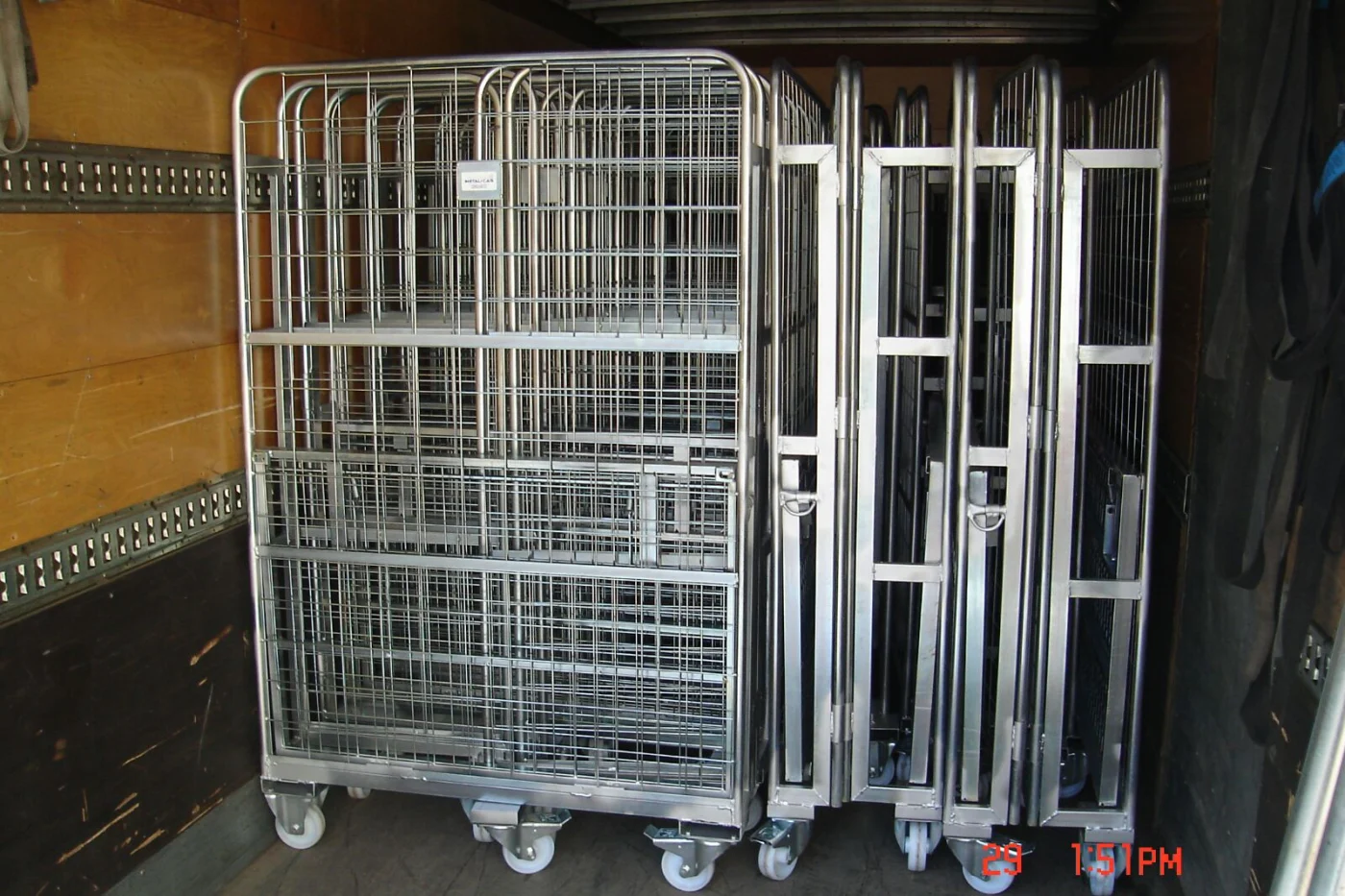 Carro plegable industrial, fabricaciones metálicas