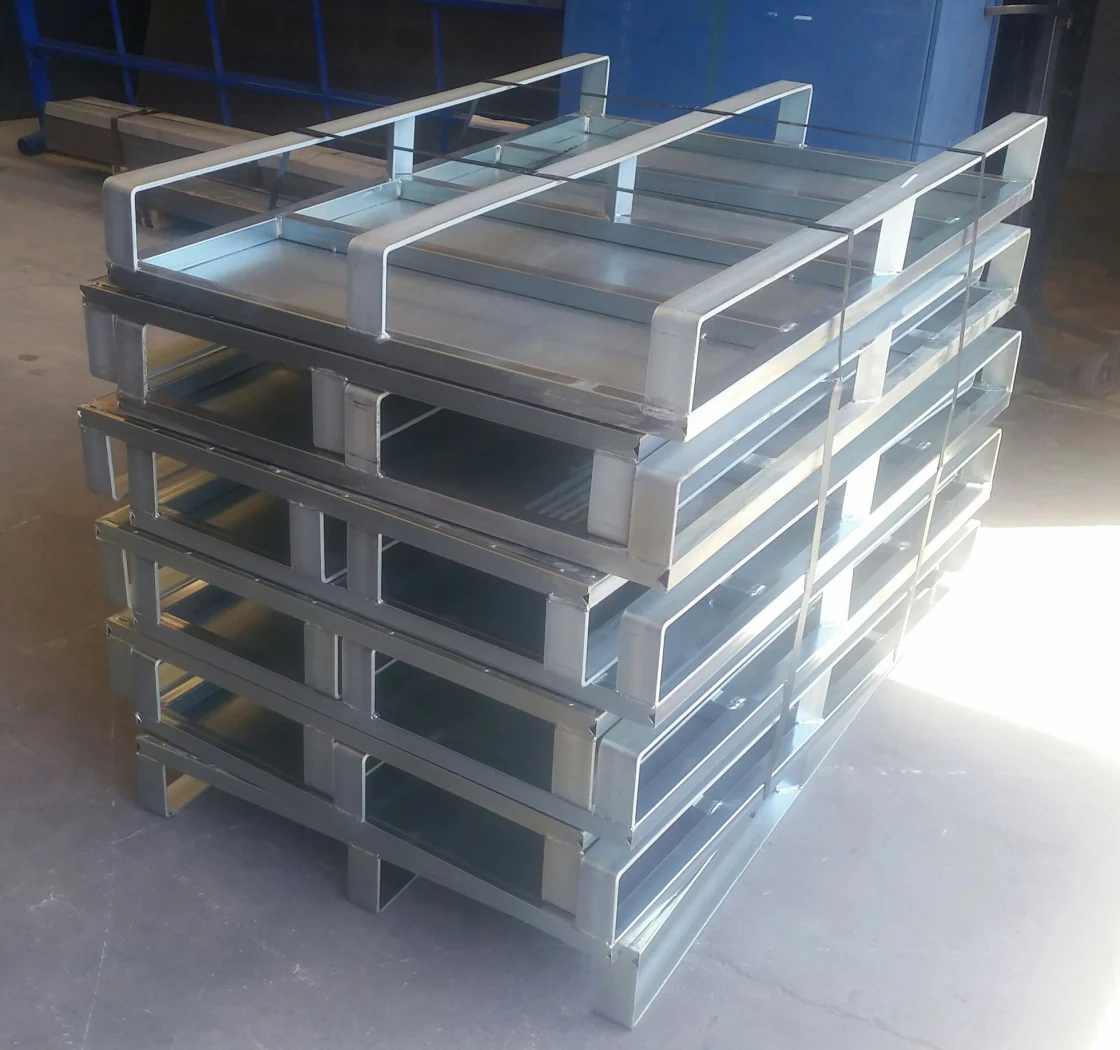 Palet 3 patines de alta resistencia. fabricaciones metálicas