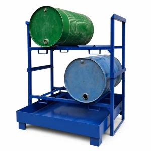 Cubeta colectora para 2 bidones en horizontal fabricado por Carros PF