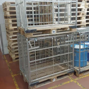 Base palet apilable y desmontable B-4, fabricaciones metálicas