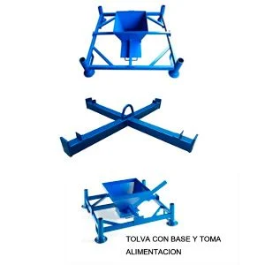 Puntales metálicos de 1.000 a 2.500 mm, fabricados por Carros PF