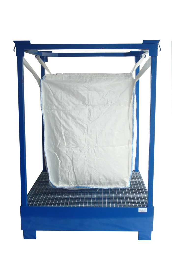 Soporte para vaciado de Big Bags. Fabricaciones metálicas