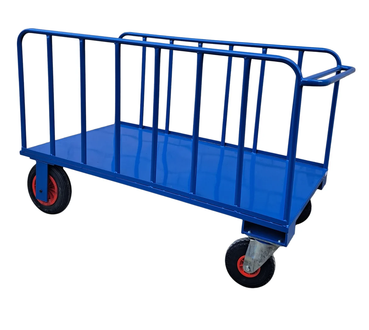 Carro plataforma con 2 laterales. Fabricaciones metálicas
