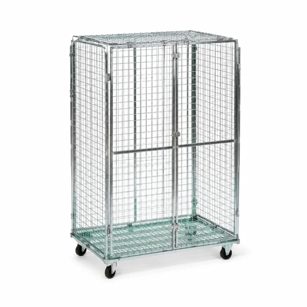 Carro antihurto desmontable con 2 puertas y 3 anclajes