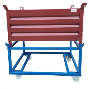 Carro porta palets y cestones, fabricaciones metálicas