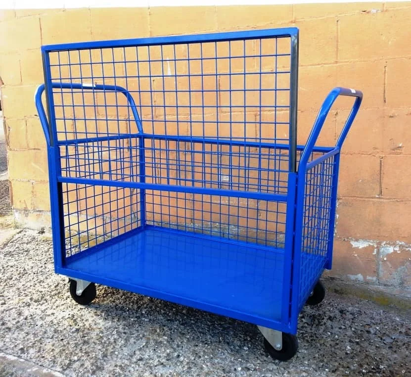 Carro de malla con 1 lateral desmontable