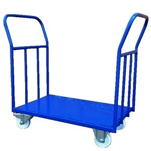 Carro plataforma con 2 timones, fabricado por Carros PF
