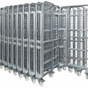 Carro plegable industrial, apilados