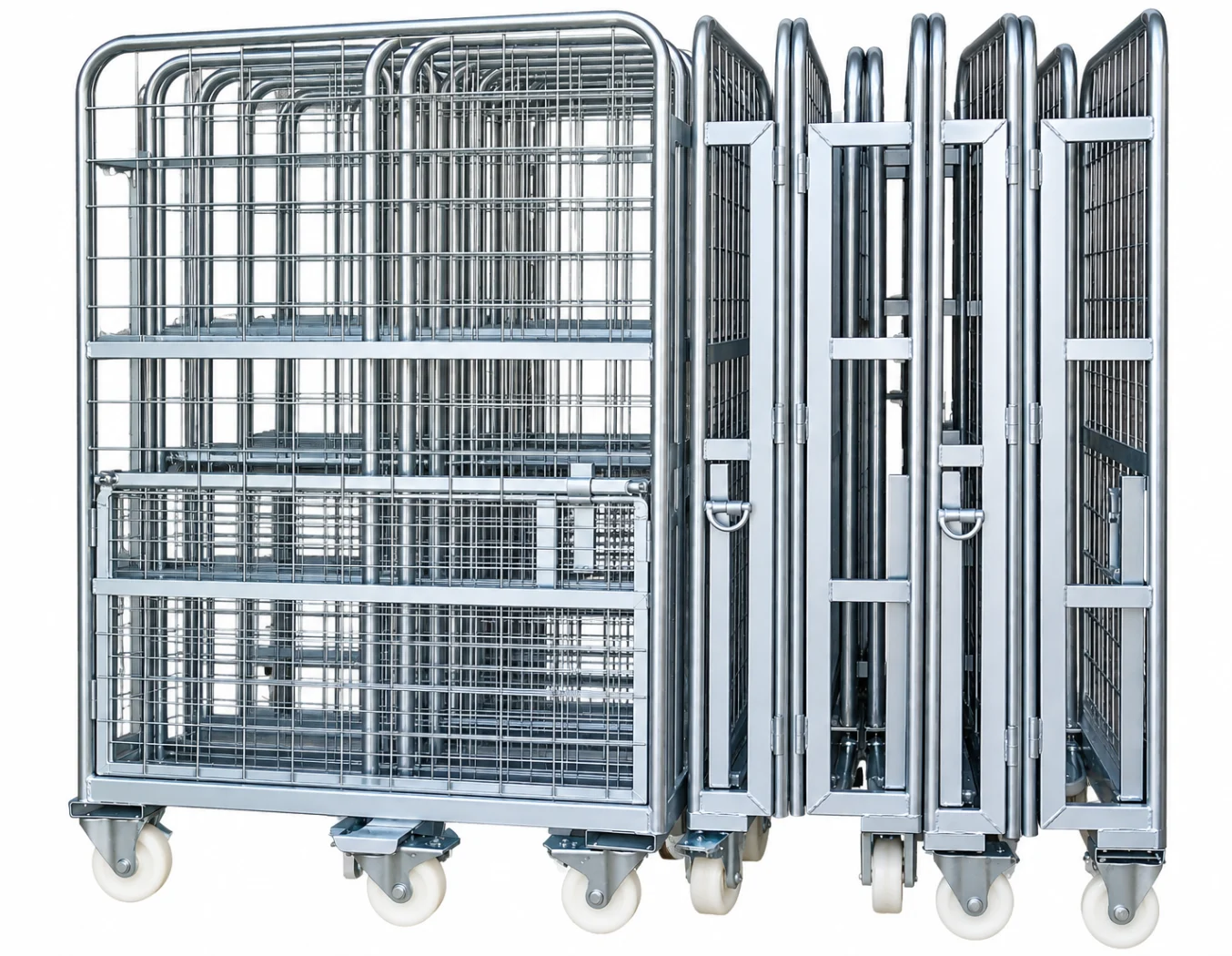 Carro plegable industrial para logistica
