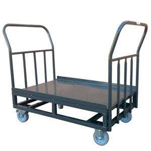 Carro plataforma realzada con 2 timones