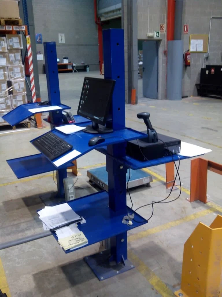 Mesa de ordenador industrial