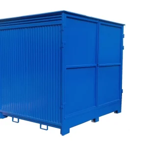 Caseta para 2 GRG (IBC) de 1.000 litros azul