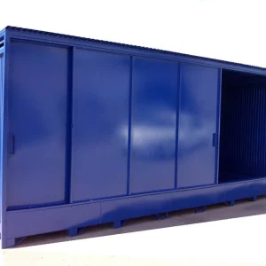 Caseta diáfana industrial, fabricada por Carros PF