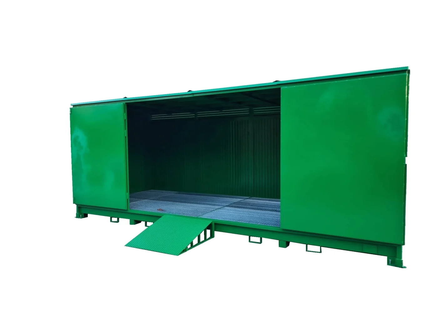 Caseta diáfana industrial 6.000×2.400×2.400