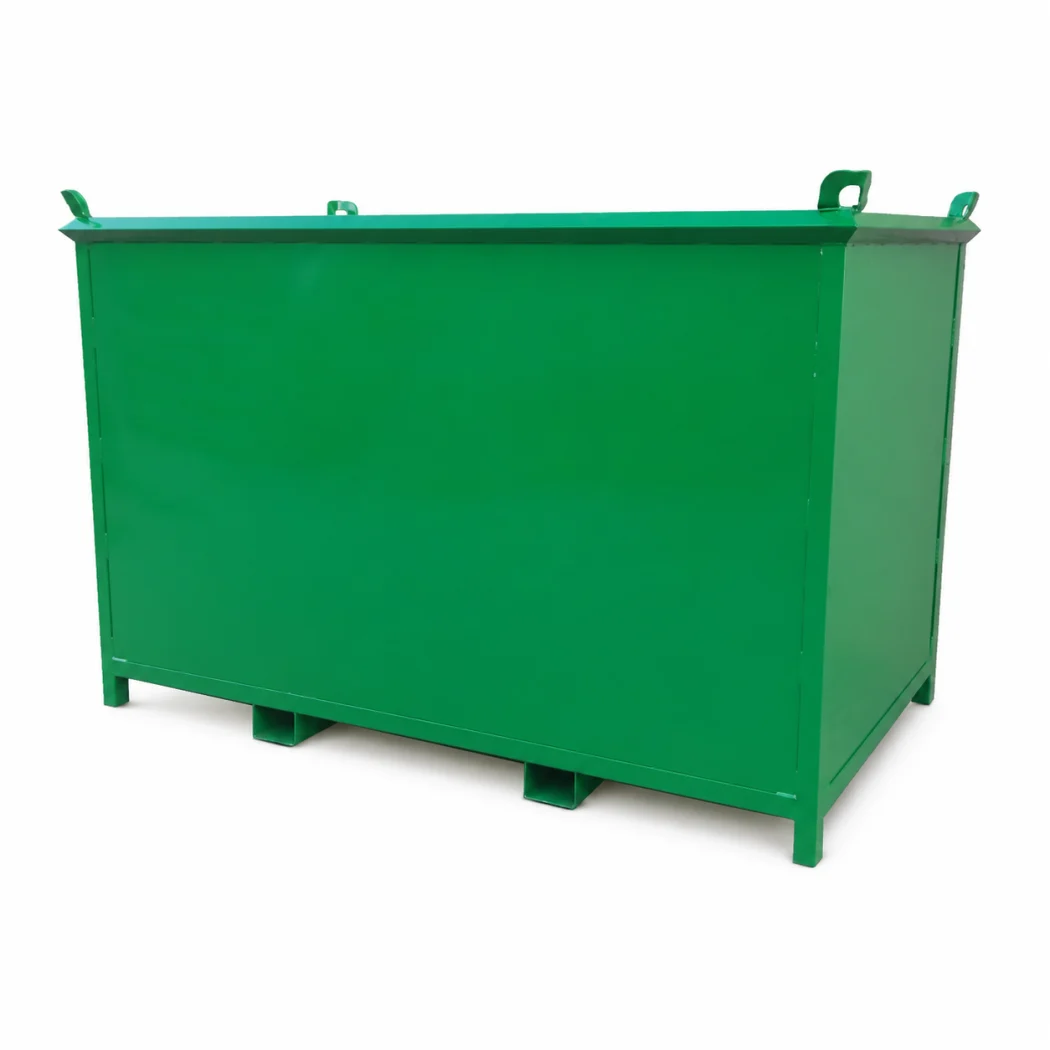 Contenedor de gran volumen para chatarra fabricado por Carros PF