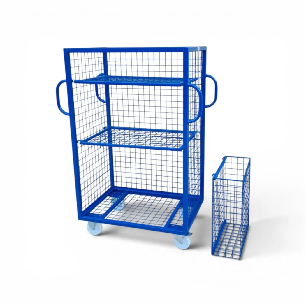 Carro de picking con cesta, fabricado por Carros PF