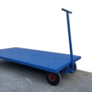 Carro plataforma de tracción de mano fabricado por Carros PF
