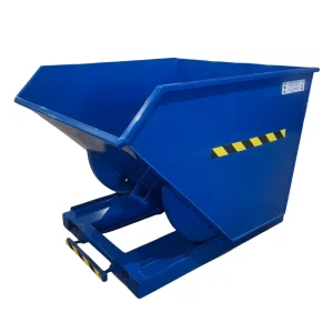 Contenedor basculante automático industrial fabricado por Carros PF