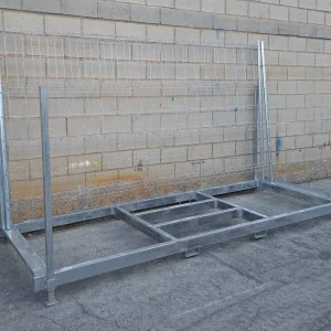 Soporte para vallas de obra fabricado por Carros PF