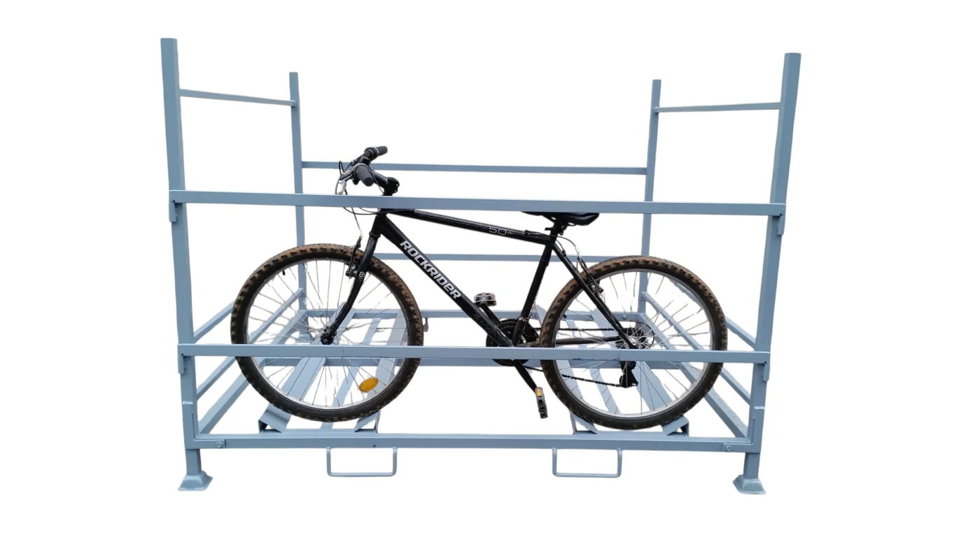 Estanterías plegables para bicicletas, fabricada por Carros PF