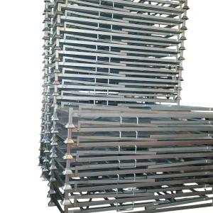 Estanterías plegables para neumáticos, apiladas. Carros PF