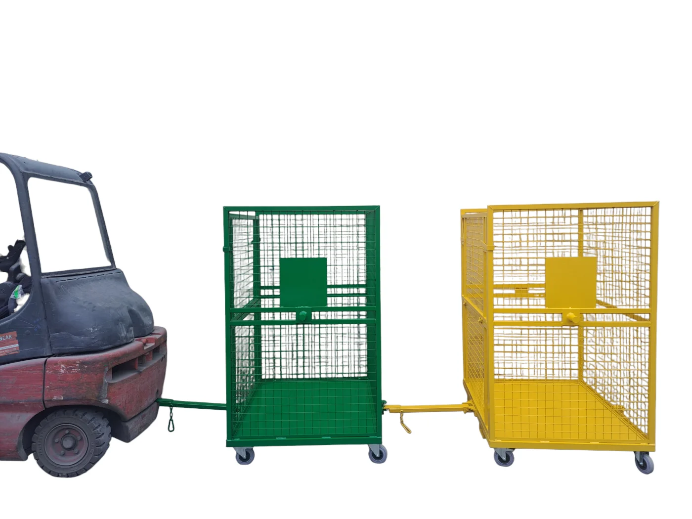 Carros de malla con puerta desmontable, fabricados por Carros PF